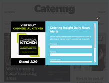 Tablet Screenshot of cateringinsight.com